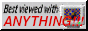 A gif that says 'Best viewed with ANYTHING!!!' with a blinking computer screen in the background.